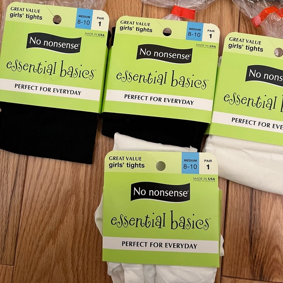 NWT Bundle of Girl’s tights size 8-10 - Picture 6 of 8